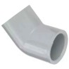 Supreme 3/4 inch 45 deg PVC Grey Plain Elbow