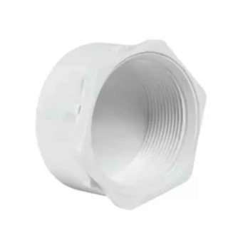 Supreme MP1G8ECT002E SCH 80 UPVC End Cap 3/4 Inch White Threaded Plain | EnvMart