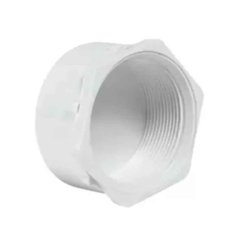Supreme MP1G8ECT002E SCH 80 UPVC End Cap 3/4 Inch White Threaded Plain | EnvMart