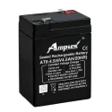 Amptek 6V 4.5Ah SMF Sealed Lead Acid Rechargeable Battery, Black | Industrial Battery | EnvMart