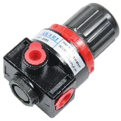 Akari AR-2000 Miniature Air Regulator without Gauge 1/4 Inch – Compact Pneumatic Regulator | EnvMart