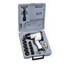 Techno AT5004 SG 1/2 Inch Air Impact Wrench Kit, 340 Nm, 7000 RPM, 17 Pcs | EnvMart