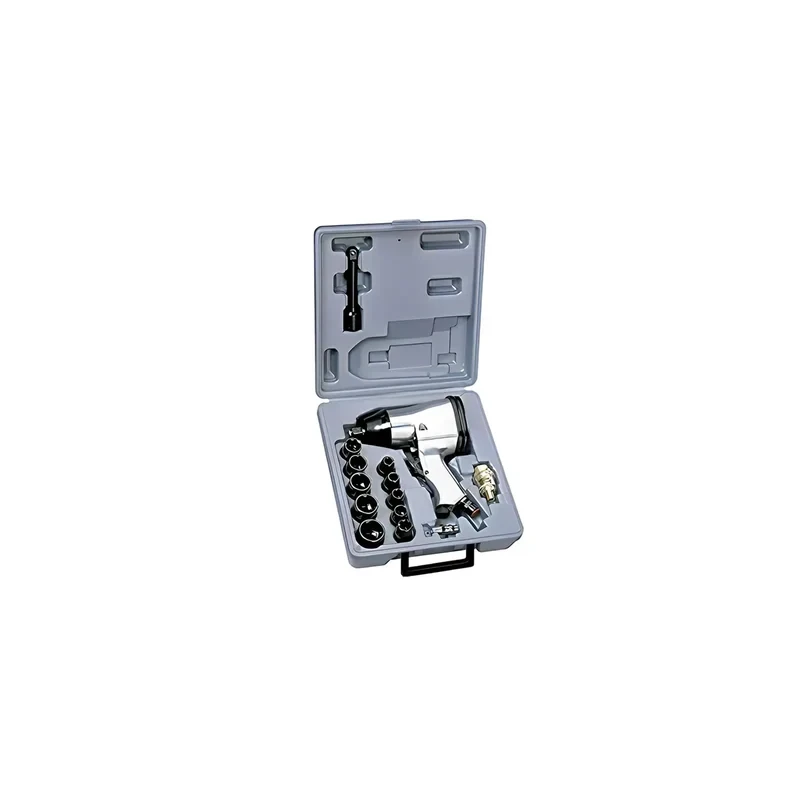 Techno AT5004 SG 1/2 Inch Air Impact Wrench Kit, 340 Nm, 7000 RPM, 17 Pcs | EnvMart