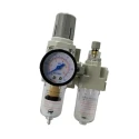 Kobmax KX-AC2010-02 1/4 Inch FRL Unit with Gauge | Filter, Regulator, Lubricator | Air Compressor Accessory | EnvMart
