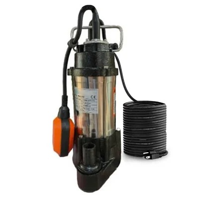 Heavy Duty Single Phase Dewatering Sewage Pump with Cutter, 0.5 HP, 5000 LPH, 7.5m Head, 220V | EnvMart