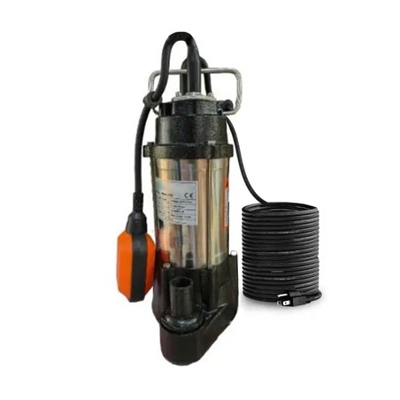 Heavy Duty Single Phase Dewatering Sewage Pump with Cutter, 0.5 HP, 5000 LPH, 7.5m Head, 220V | EnvMart