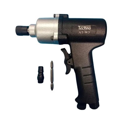Techno AT W3 Piston Type Pneumatic Screwdriver 1/4 Inch 9000 RPM 15–110 Nm Torque | EnvMart