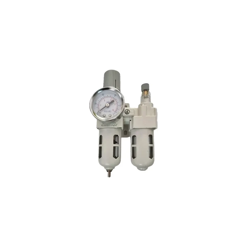 Akari AC2010-02M FR+L With Gauge and Metal Guard 1/4 Inch, Operating Pressure 2-8 Bar | EnvMart