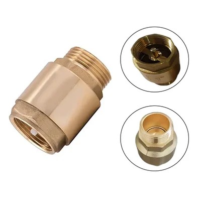 1 Inch Brass Non-Return Valve (NRV), Threaded, 0.10 kg | Fluid Control | EnvMart