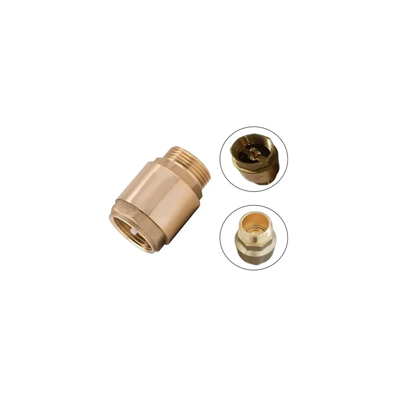 1 Inch Brass Non-Return Valve (NRV), Threaded, 0.10 kg | Fluid Control | EnvMart