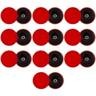 XTRA POWER 5 Inch Backing Pad with Velcro Sandpaper Set, 10 Pcs, 125 mm for Angle Grinder & Polisher | EnvMart