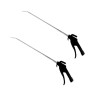 Techno 2 pcs 300 mm Long Nozzle Air Blow Gun (ABG-06A)