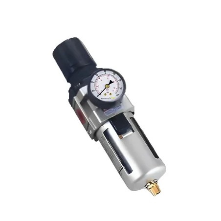 Akari AW4000-04 1/2 Inch Filter Regulator, Gauge & Metal Guard, 2–8 Bar | EnvMart