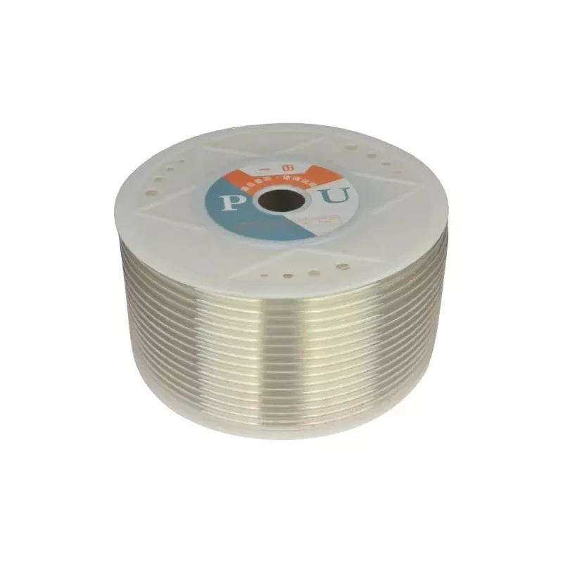 Akari KR-14X10 Transparent Polyurethane Tube, 14 mm OD, 10 mm ID, 200 Meter Roll | EnvMart