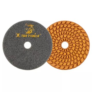 XTRA POWER DIA Ceramic Polishing Pad 4 Inch 60 Grit for Marble & Granite Pack of 300 | EnvMart