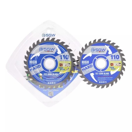 XTRA POWER SGW Thin Kerf TCT Saw Blade for Wood 4 inch (110 mm) 30 Teeth Pack of 200 | EnvMart
