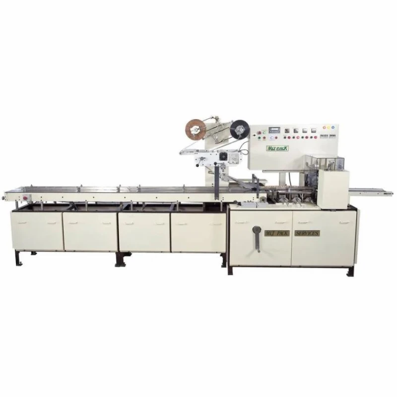 MLT Pack Soan Papdi Tray Packaging Machine, Semi-Automatic, PLC, 2 HP, 440V, Stainless Steel | EnvMart