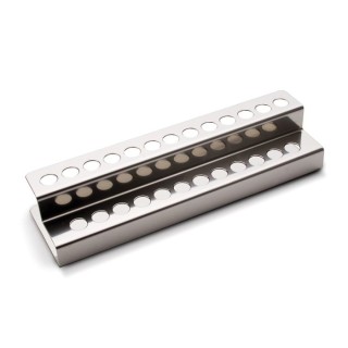Stainless Steel Test Tube Cooling Rack HI740216, 25 Vial | Lab Accessory | EnvMart