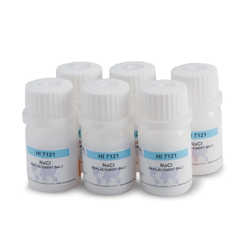 NaCl Calibration Salt HI7121/P for HI7102, 75.4% RH, 33g Bottle, Pack of 6 | EnvMart
