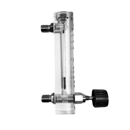 Acrylic Tube Rotameter for Air 0-5 LPM, 1/4" BSP(M) | Flow Meter for Laboratory & Industry | EnvMart