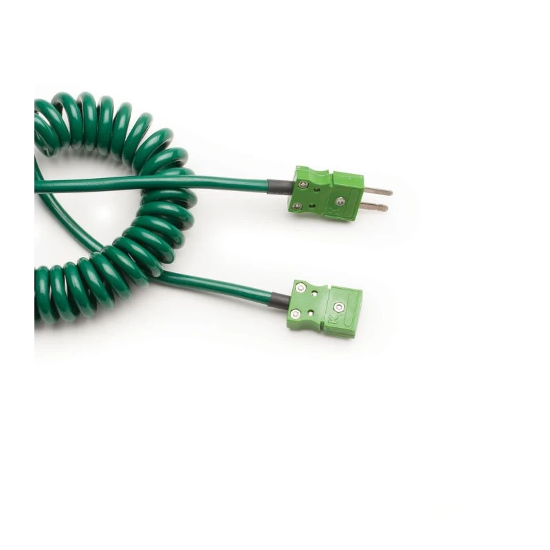 HI766EX Extension Cable for Thermocouple Probes, 1 m Coiled K-type | EnvMart