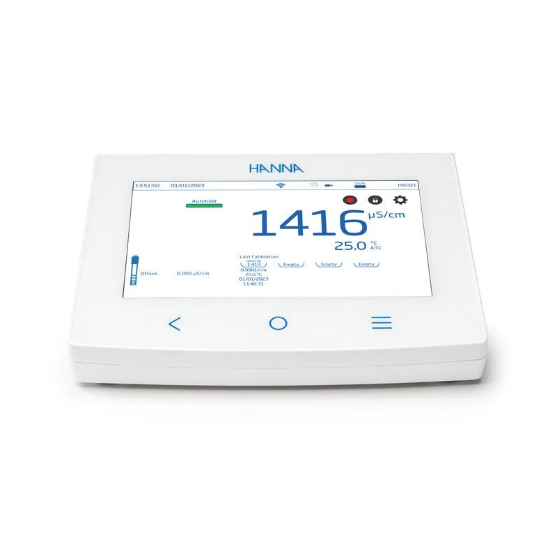 HI6321 Advanced Conductivity Benchtop Meter, Multi-Parameter Touchscreen | EnvMart