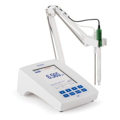 Hanna HI5221 Laboratory Research Grade Benchtop pH/mV Meter, 0.001 pH Resolution | EnvMart