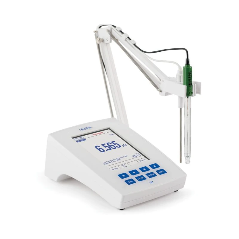 Hanna HI5221 Laboratory Research Grade Benchtop pH/mV Meter, 0.001 pH Resolution | EnvMart