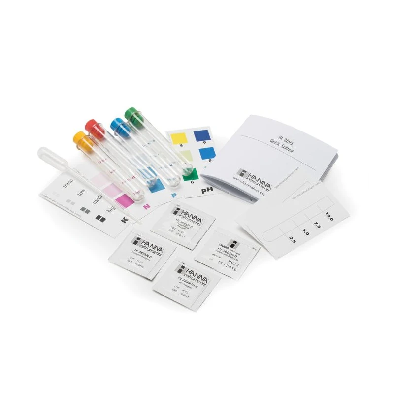 Hanna HI3895 NPK Soil Chemical Test Kit, 10 Tests Each, Laboratory Soil Testing | EnvMart