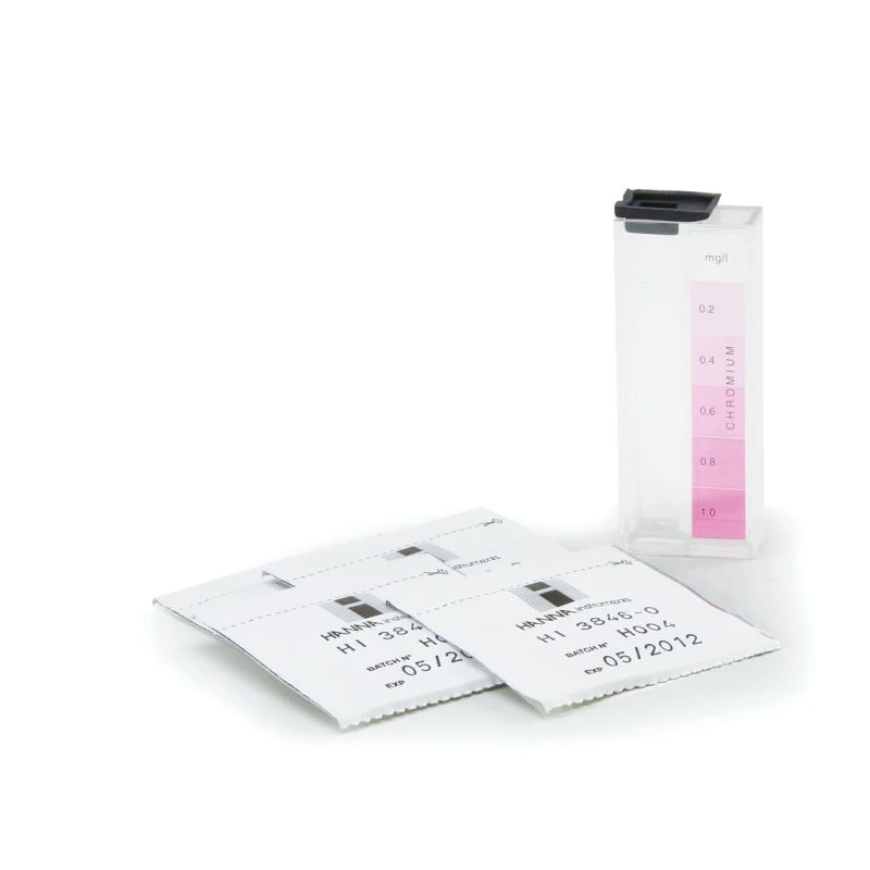 HI3846 Chromium VI Chemical Test Kit, Diphenylcarbohydrazide, 0.0–1.0 mg/L, 100 Tests | EnvMart