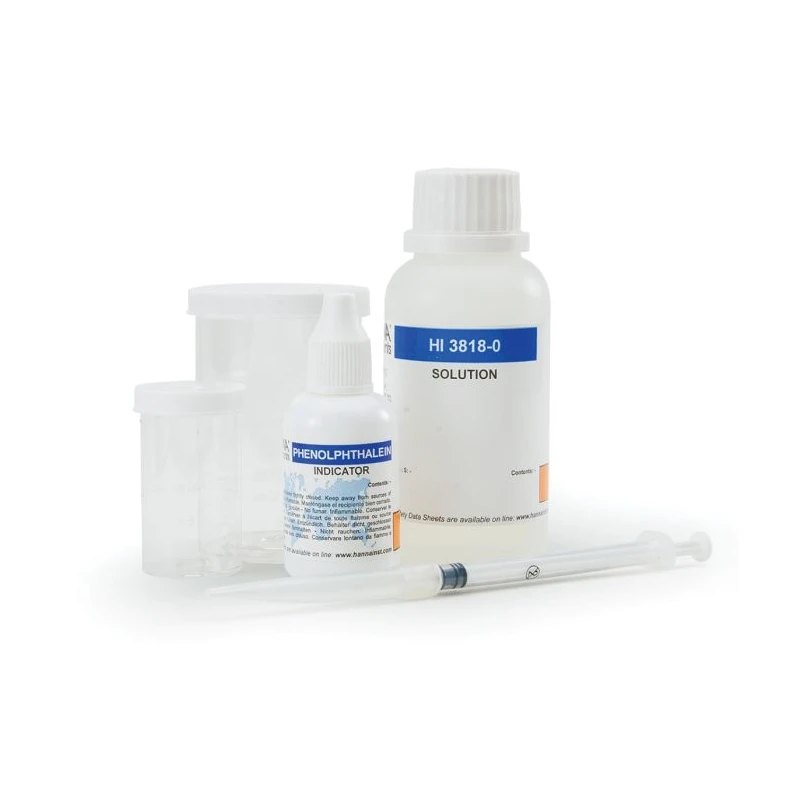 HI3818 Laboratory Carbon Dioxide Chemical Test Kit, 0–100 mg/L CO₂, 110 Tests | EnvMart