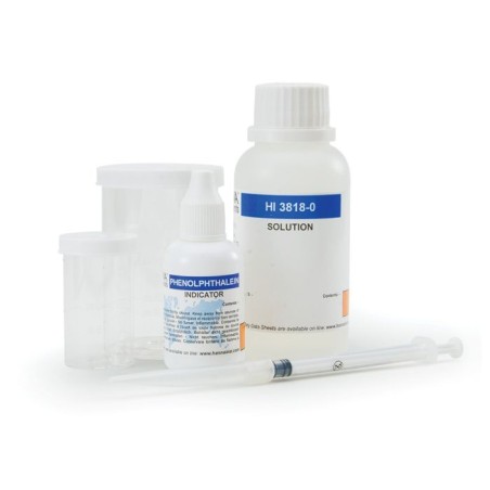 HI3818 Laboratory Carbon Dioxide Chemical Test Kit, 0–100 mg/L CO₂, 110 Tests | EnvMart