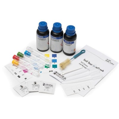 Hanna HI3896 NPK Soil Chemical Test Kit, Multi-Parameter, 25 Tests, Colorimetric & Turbidimetric | EnvMart