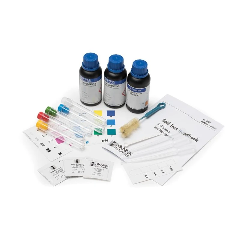 Hanna HI3896 NPK Soil Chemical Test Kit, Multi-Parameter, 25 Tests, Colorimetric & Turbidimetric | EnvMart