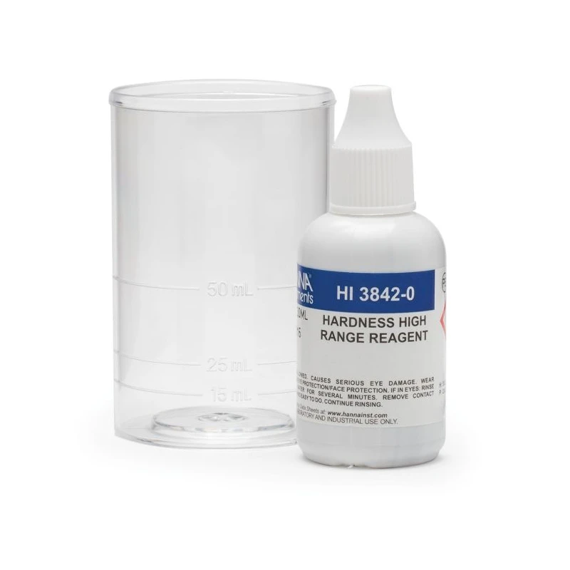 HI3842 Total Hardness (400–3000 mg/L) Test Kit, EDTA, 50 Tests | EnvMart