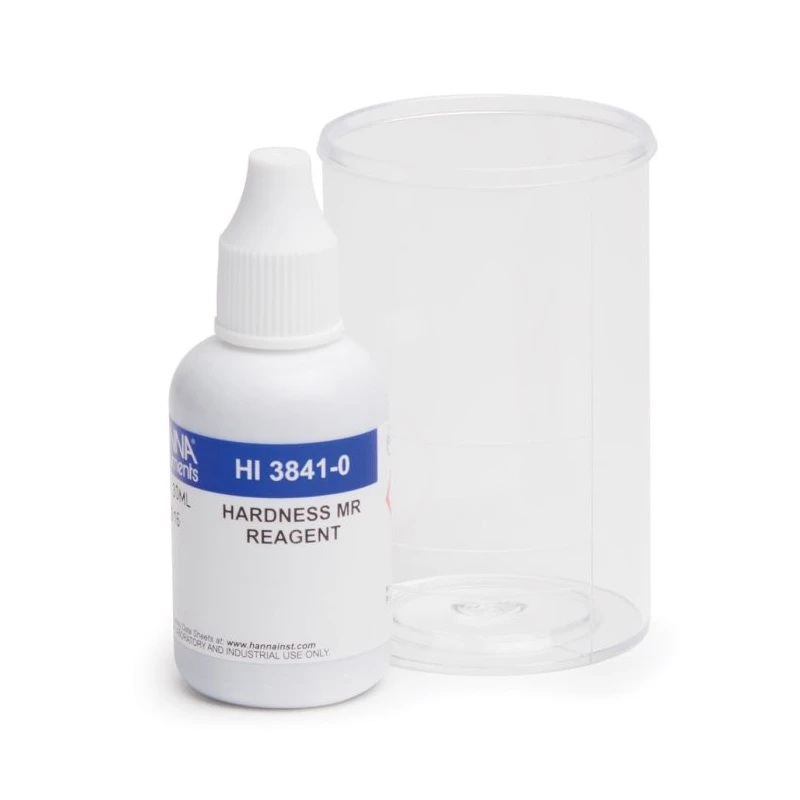 Total Hardness (40-500 mg/L) Chemical Test Kit HI3841, EDTA Titration, 50 Tests | EnvMart