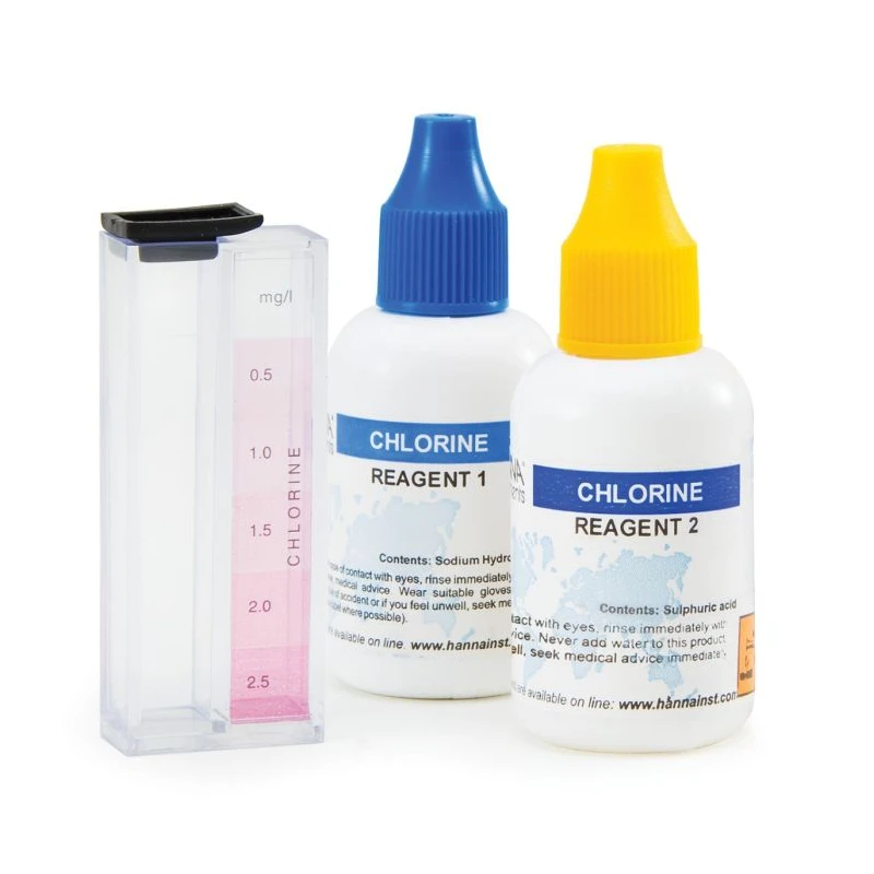 HI3831F Free Chlorine Test Kit, 0.0–2.5 mg/L, 50 Tests, DPD Colorimetric | EnvMart