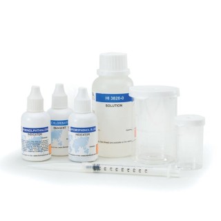 Acidity Chemical Test Kit HI3820, Manual Titration, 110 Tests, 0–500 mg/L CaCO₃ | EnvMart