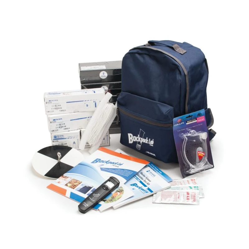 HI3899BP Backpack Lab Marine Science Educational Test Kit Multiparameter pH TDS Salinity | EnvMart