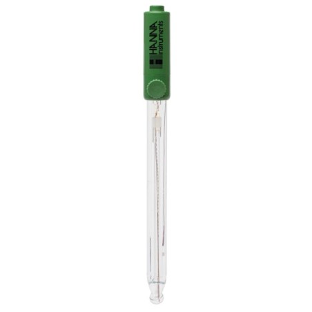 HI11310 Digital Glass Body pH Electrode, Double Junction, 0–13 pH, -5 to 100°C | EnvMart