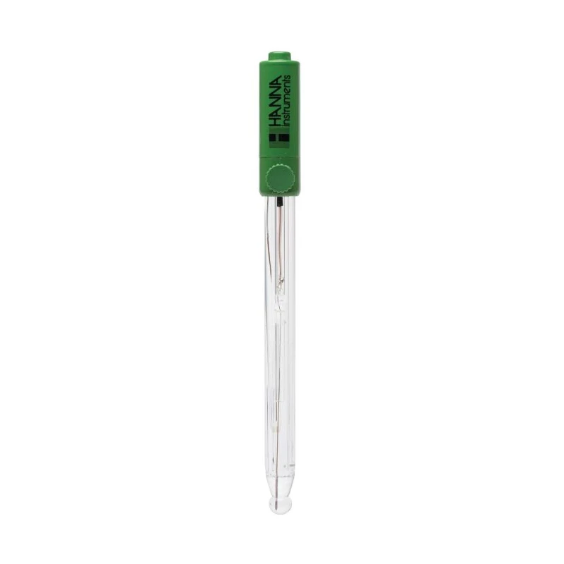 HI1131P Refillable Combination pH Electrode Glass Body, BNC + Pin Connector, High Temperature | EnvMart
