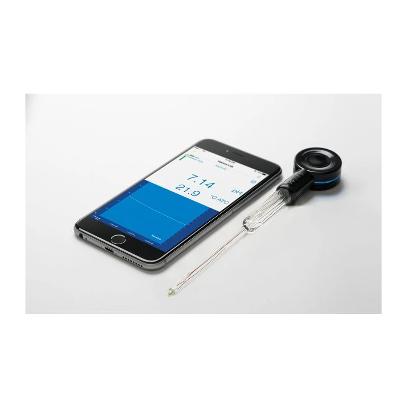 Bluetooth Wireless pH Electrode HI13302 – Glass Body, Double Junction, Automatic Temperature Compensation | EnvMart