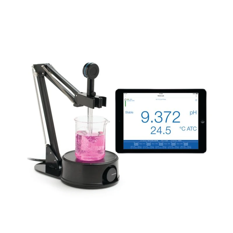 Hanna HI10532 Bluetooth Conical Tip Refillable pH Electrode for Food, Triple Ceramic, 0–12 pH | EnvMart