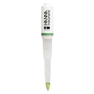Hanna FC2023 Foodcare pH Electrode for Semi-Solid, Quick Connect DIN, PVDF, Temp Sensor | EnvMart