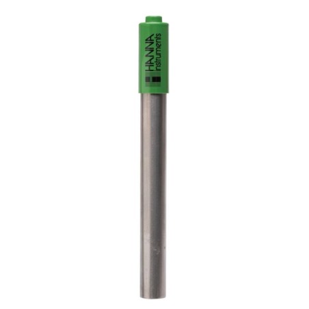 Titanium Body pH Electrode for Boilers and Cooling Towers with DIN Connector, PTFE Junction, Flat Tip | EnvMart