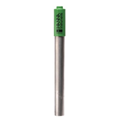 Hanna HI72911B Titanium Body pH Electrode, Flat Tip, Polymer Filled, BNC Connector for Boilers, Cooling Towers | EnvMart