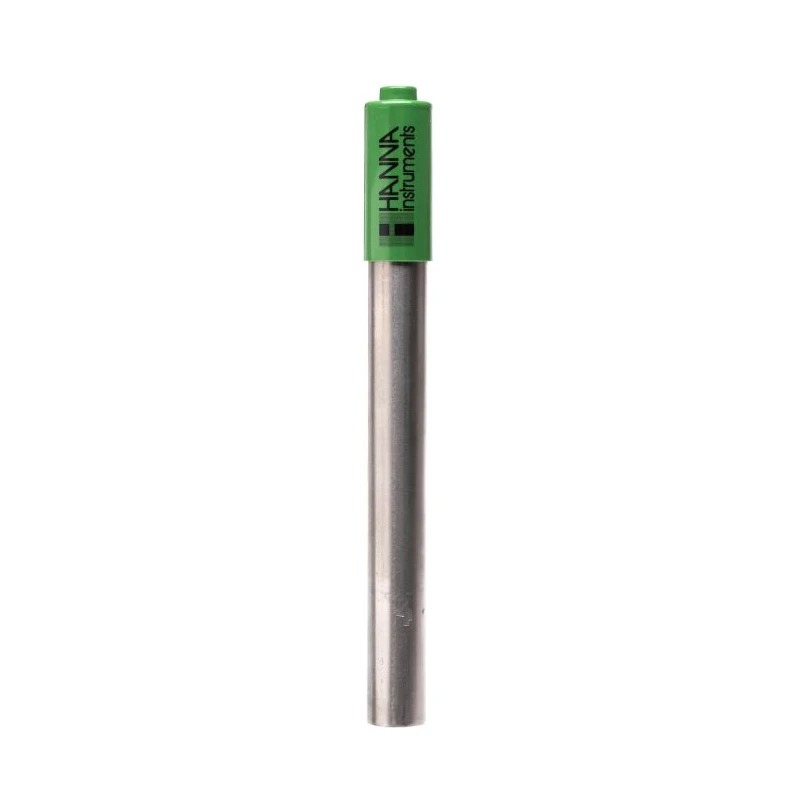 Hanna HI72911B Titanium Body pH Electrode, Flat Tip, Polymer Filled, BNC Connector for Boilers, Cooling Towers | EnvMart