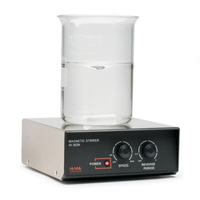 HI302N-1 Auto-Reverse Stainless Steel Mini Magnetic Stirrer, 2.5L, 100–1000 RPM | EnvMart