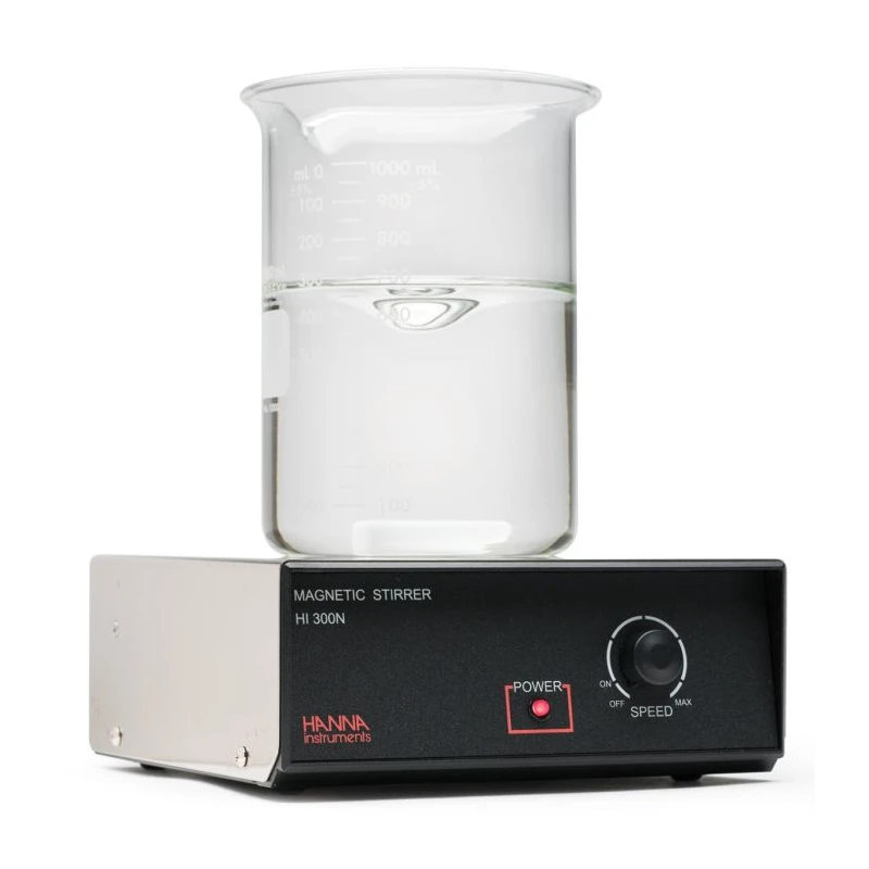 HI300N-1 Heavy-Duty Stainless Steel Mini Magnetic Stirrer 2.5L, 100–1000 RPM | EnvMart