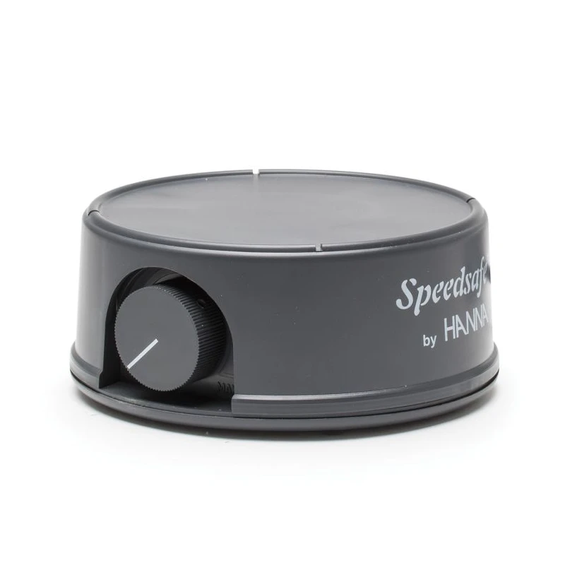 HI180-Charcoal Compact Magnetic Mini-Stirrer, Adjustable Speed, 137 mm - Laboratory Mixer | EnvMart